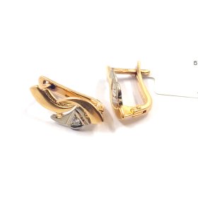 Auskari ar briljantiem (0.02 ct) 911-0861  Rezervēts līdz 08.06.26
