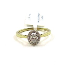 Gredzens ar sintētiskajiem dimantiem (0.19ct) 14340-8151