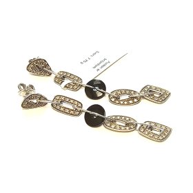 Auskari ar briljantiem (1.04 ct) 3282-0661