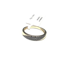 Gredzens ar melniem briljantiem (0.15 ct)  2061-5061