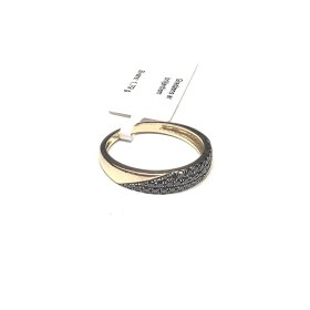 Gredzens ar melniem briljantiem (0.15 ct)  2061-5061