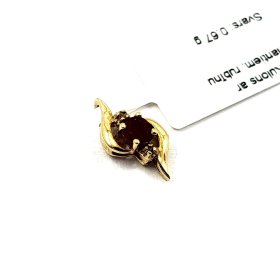 Kulons ar dimantiem (0.02ct), rubīnu (0.18ct) 810-4563