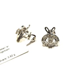 Auskari ar briljantiem (1.18 ct) 6702-1161 Rezervēts līdz 13.07.26 (IP)
