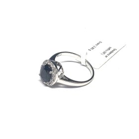 Gredzens ar sintētisko safīru (1.48 ct) 70/5065