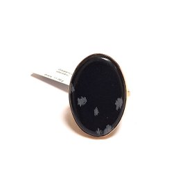 Gredzens ar obsidiānu 1110-3063