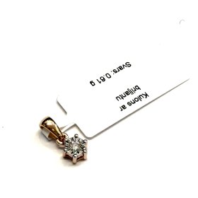 Kulons ar briljantu (0.04 ct) 10161-0761. Rezervēts līda 19.07.2026