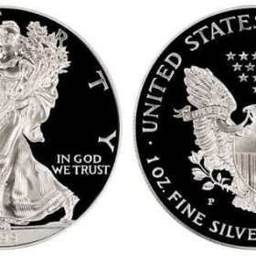 Amerikas sudraba monēta Silver Eagle