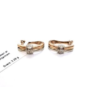 Auskari ar briljantiem (0.06ct)  2710-3461
