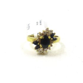 Gredzens ar safīriem (0.41 ct) 2461-8163