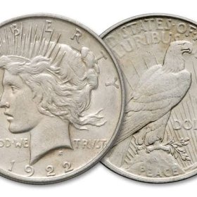 Amerikas sudraba monēta Peace Dollar