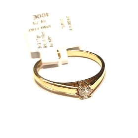Gredzens ar briljantu (0.16 ct) 3760-1163