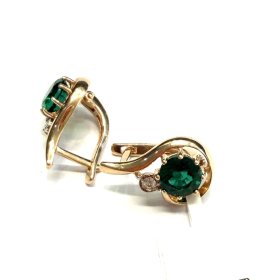 Auskari ar briljantiem (0.03ct) 4971-0763