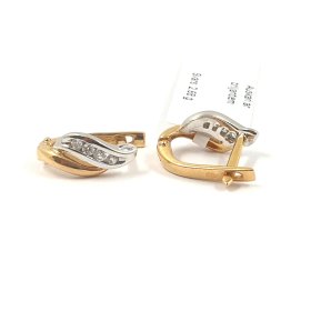 Auskari ar briljantiem (0.08ct) 418g6-0963