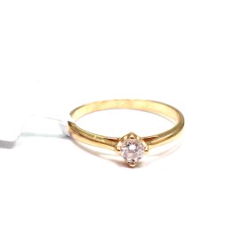 Gredzens ar briljantu (0.16 ct) 40g2-1163
