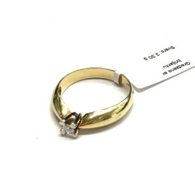 Gredzens ar briljantu (0.08 ct) 529g4-0763