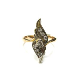 Gredzens ar briljantiem (0.22 ct) 11770-0561