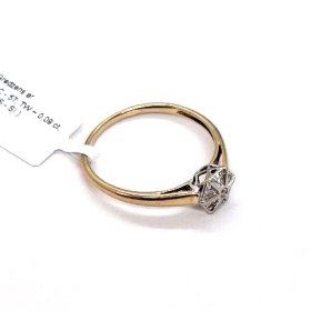 Gredzens ar briljantiem (0.09 ct) 13530-3451