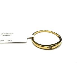 Gredzens ar briljantu (0.003 ct) 3130-8363