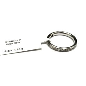 Gredzens ar briljantiem (0.10 ct) 3252-8363