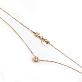 Ķēde ar kulonu ar briljantu (0.15ct) 139g1-0863