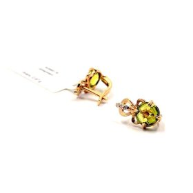 Auskari ar dimantiem ( 0.01 ct )