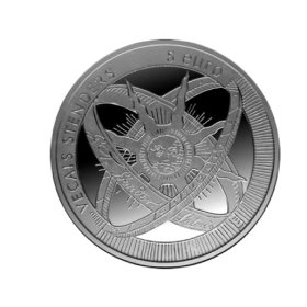 Latvijas sudraba monēta Vecais Stenders