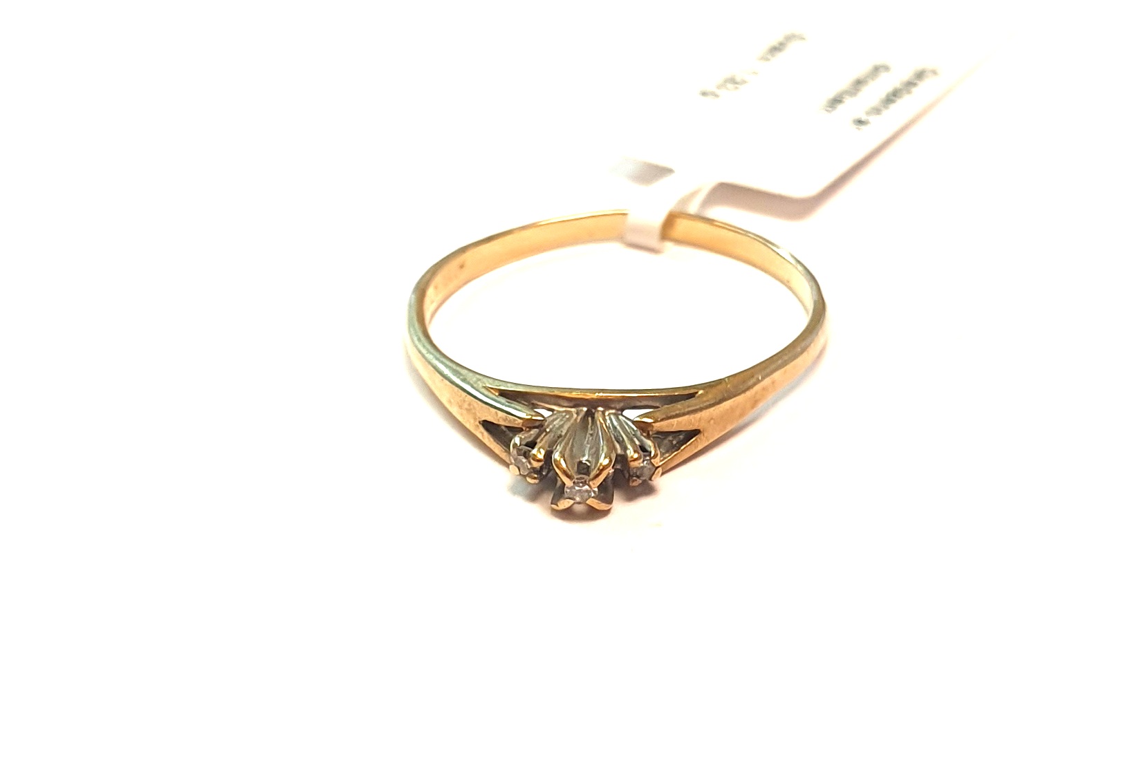 Gredzens ar briljantiem (0.03 ct)  1522-0653