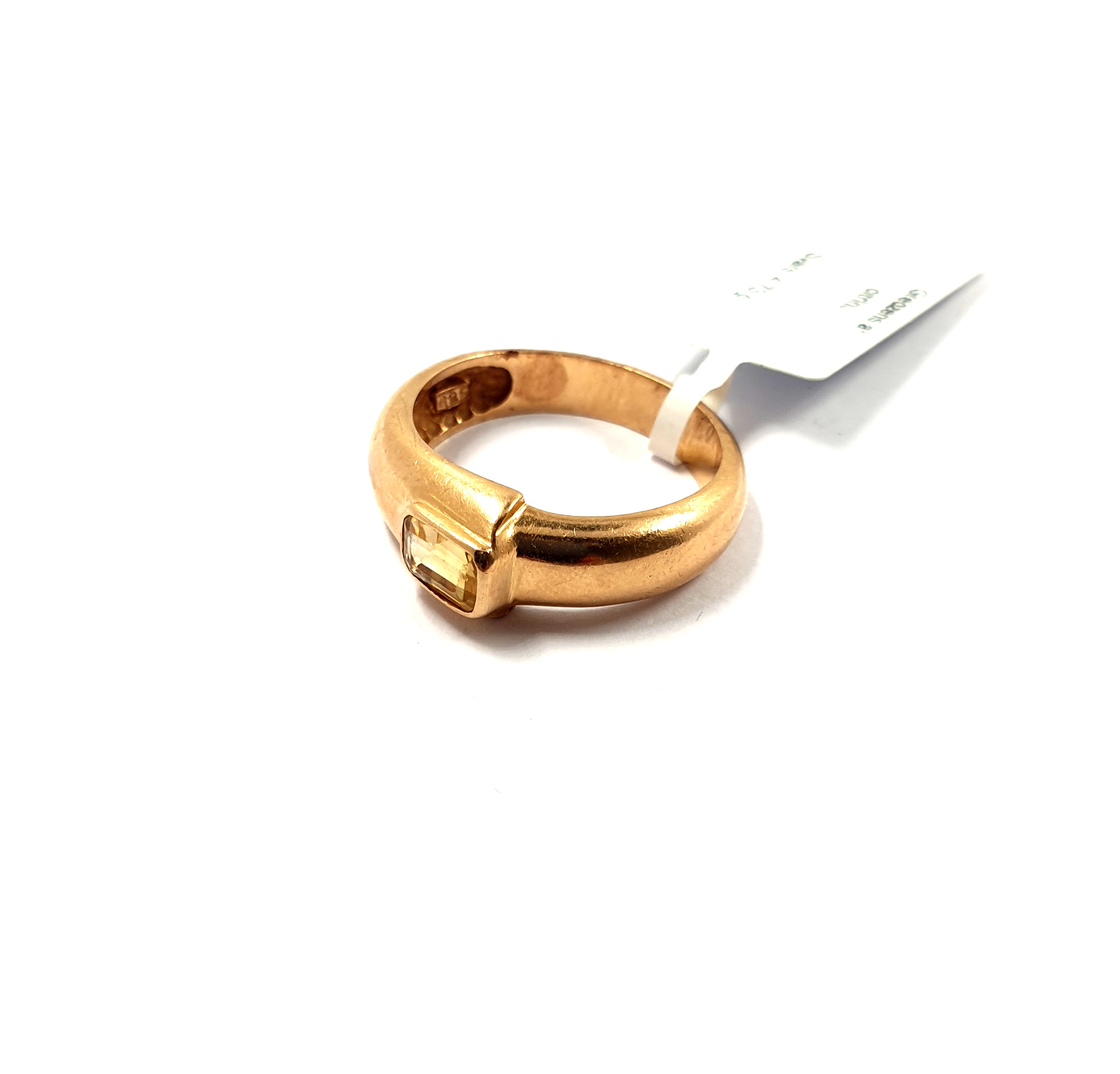 Gredzens  ar citrīnu (0.5ct) 3150-1253