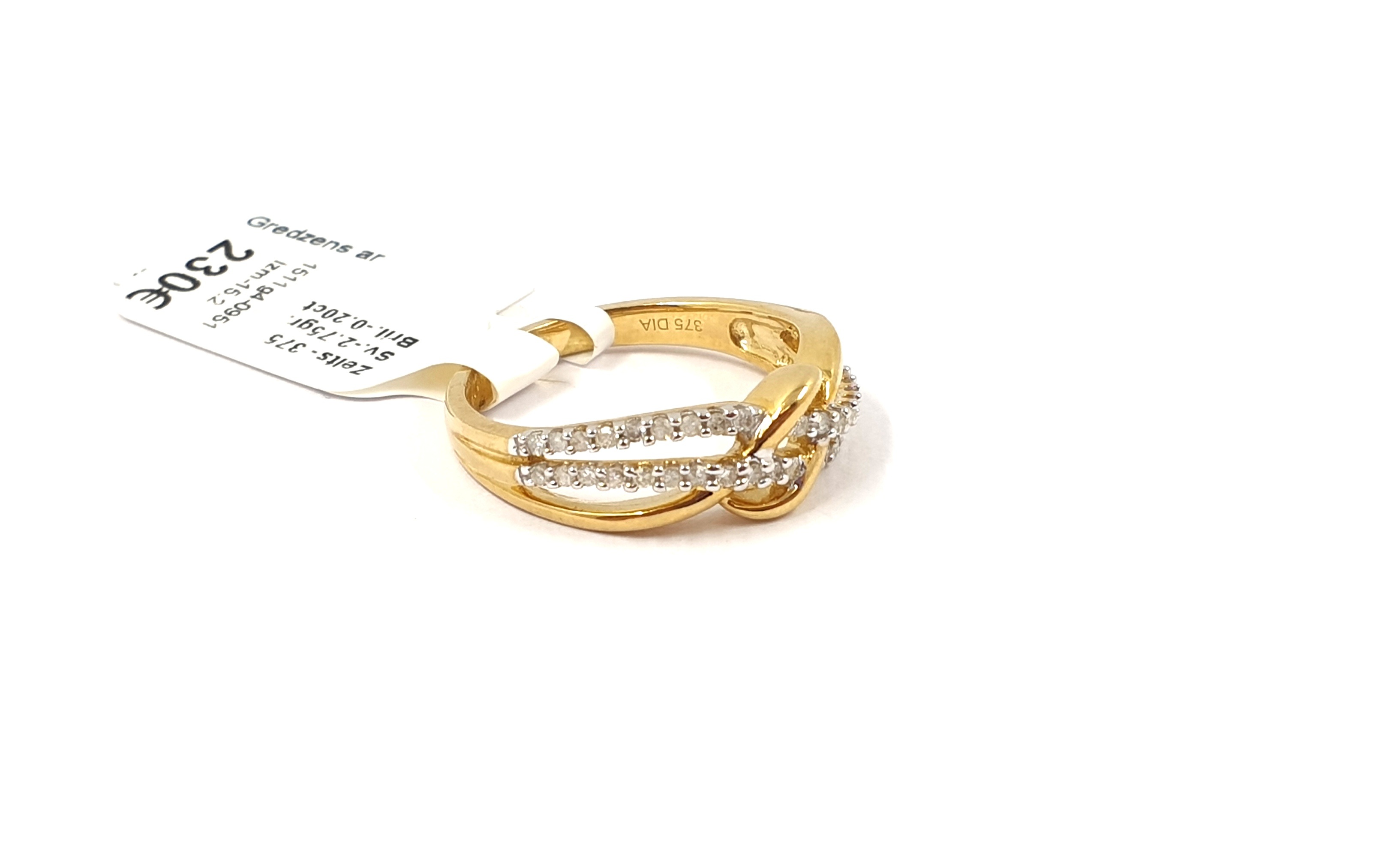 Gredzens ar briljantiem (0.20ct) 1511g4-0951