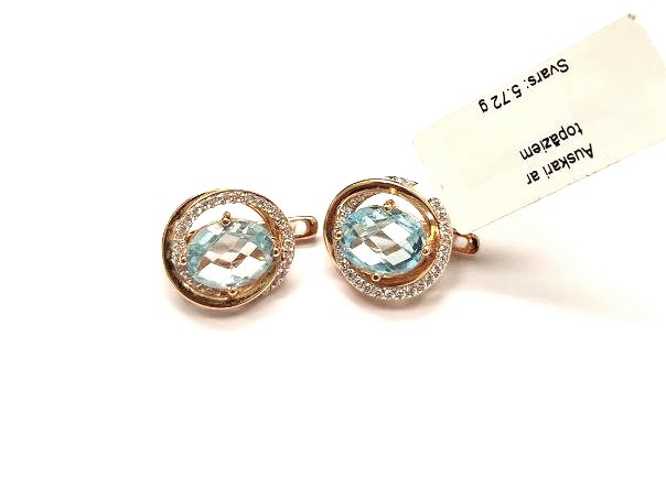 Auskari ar topāziem 1132-8353