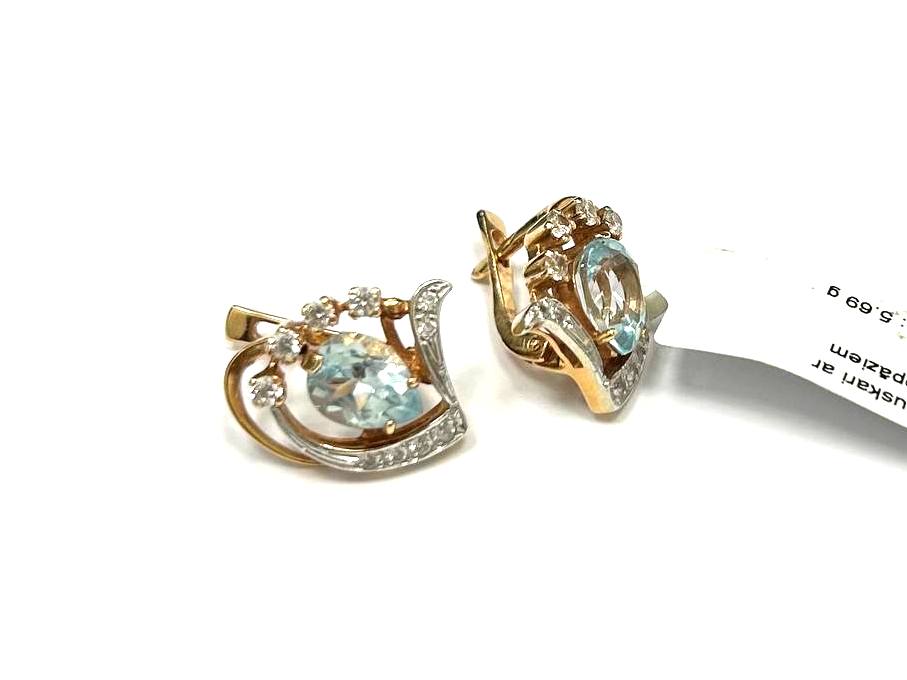 Auskari ar topāziem 8962-5741