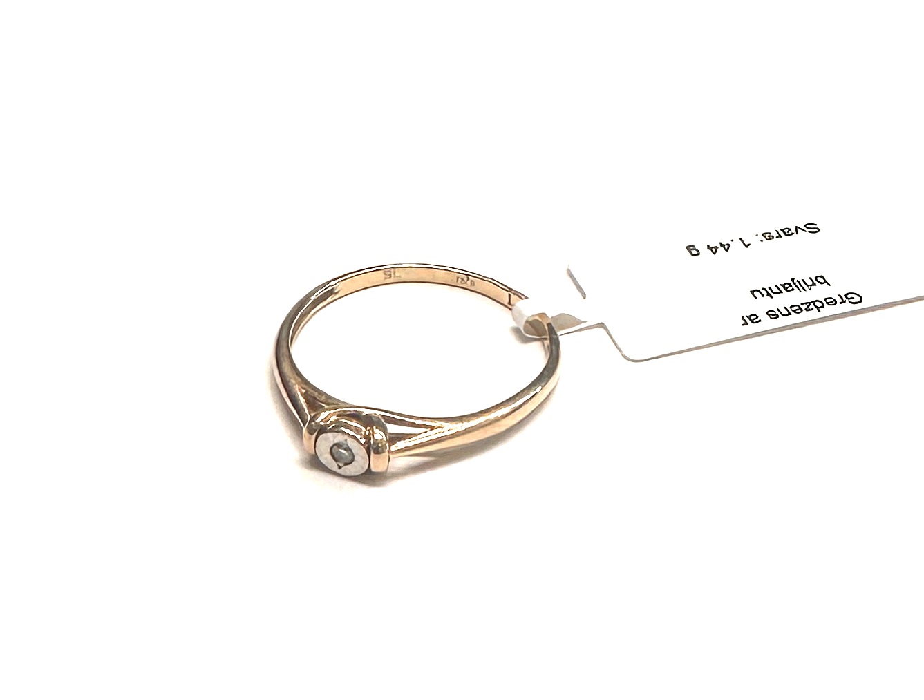 Gredzens ar briljantu (0.02ct) 1319g1-0751