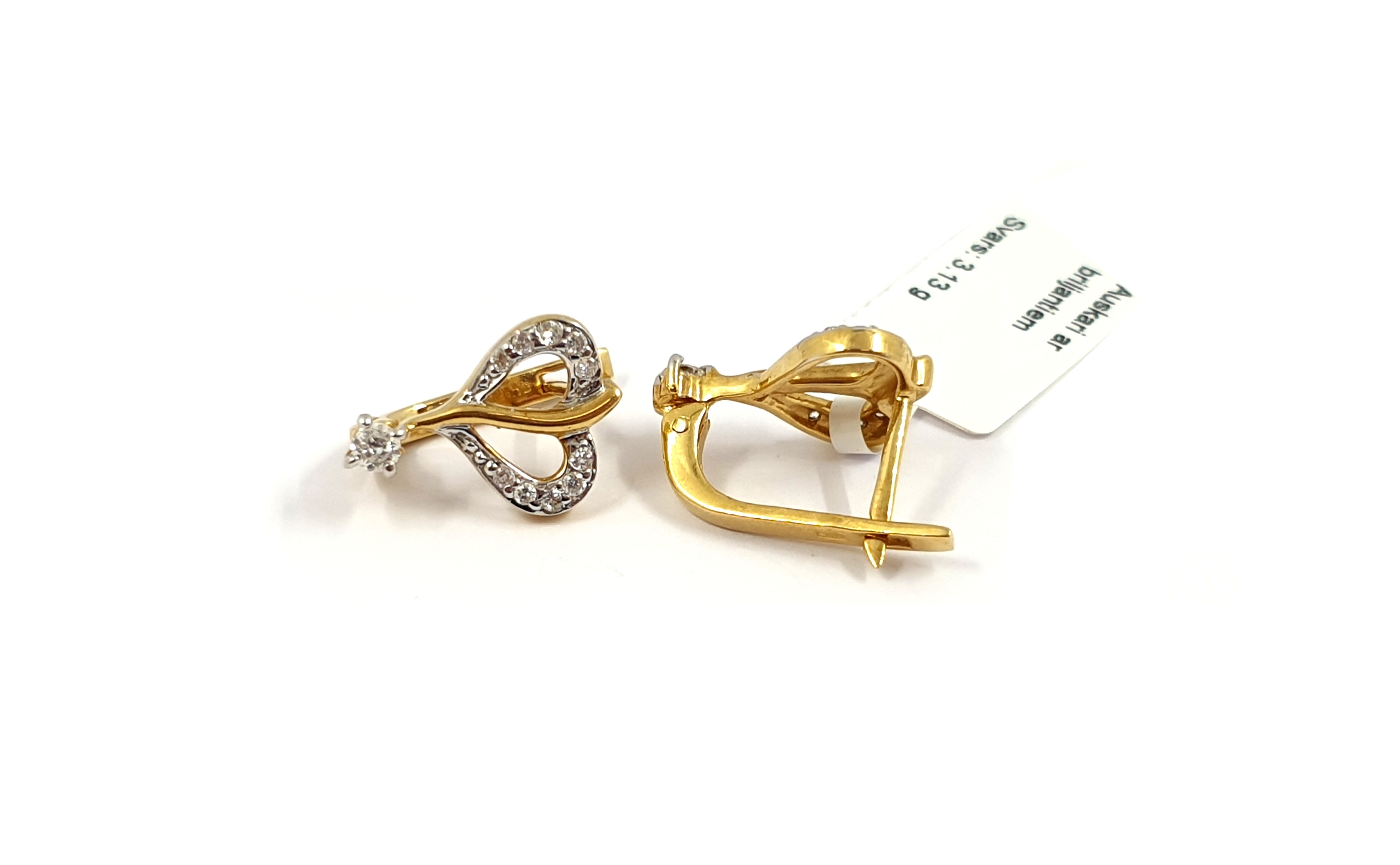 Auskari ar briljantiem (0.22ct) 17591-0951