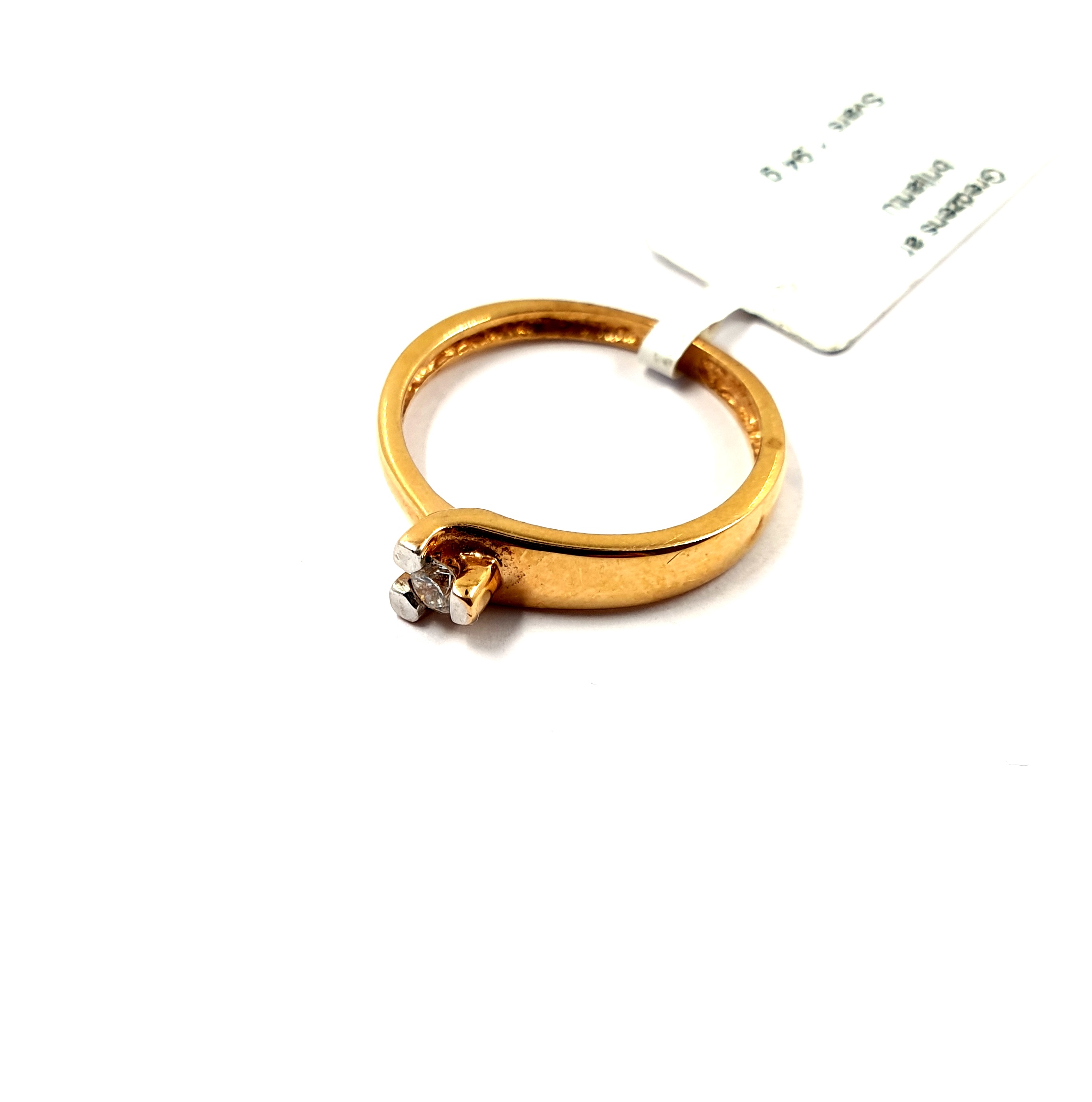 Gredzens ar briljantu (0.08ct) 4333-0943