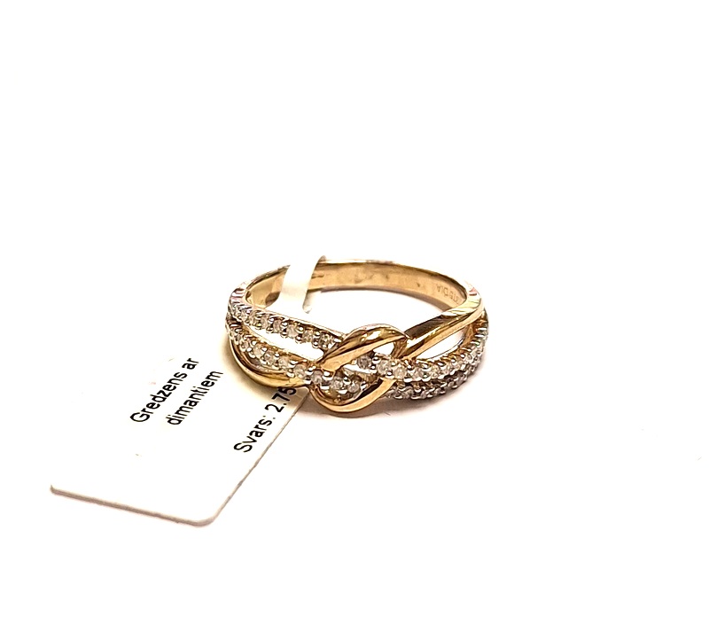 Gredzens ar briljantiem (0.30 ct.) 7402-0951