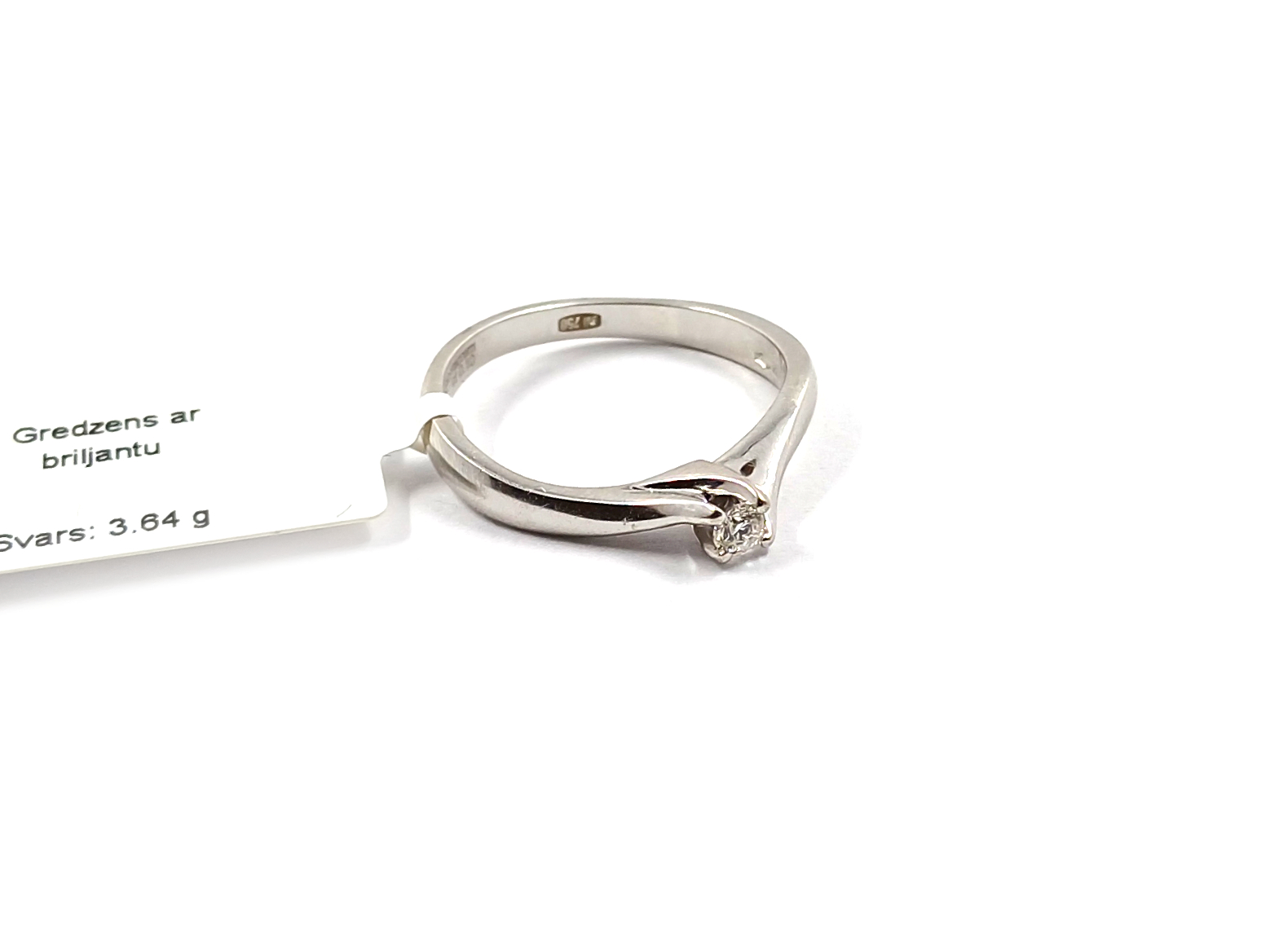 Gredzens ar briljantiem (0.10ct) 3010-0853