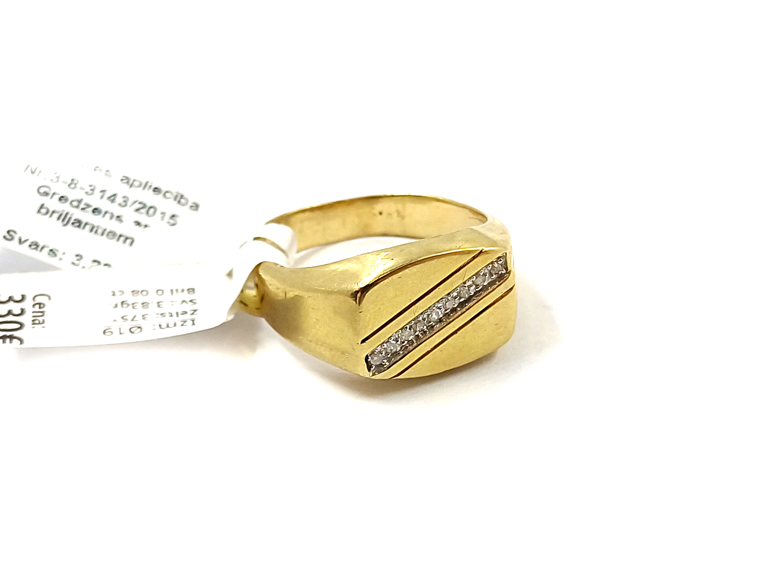 Gredzens ar briljantiem (0.08ct) 12082-0851