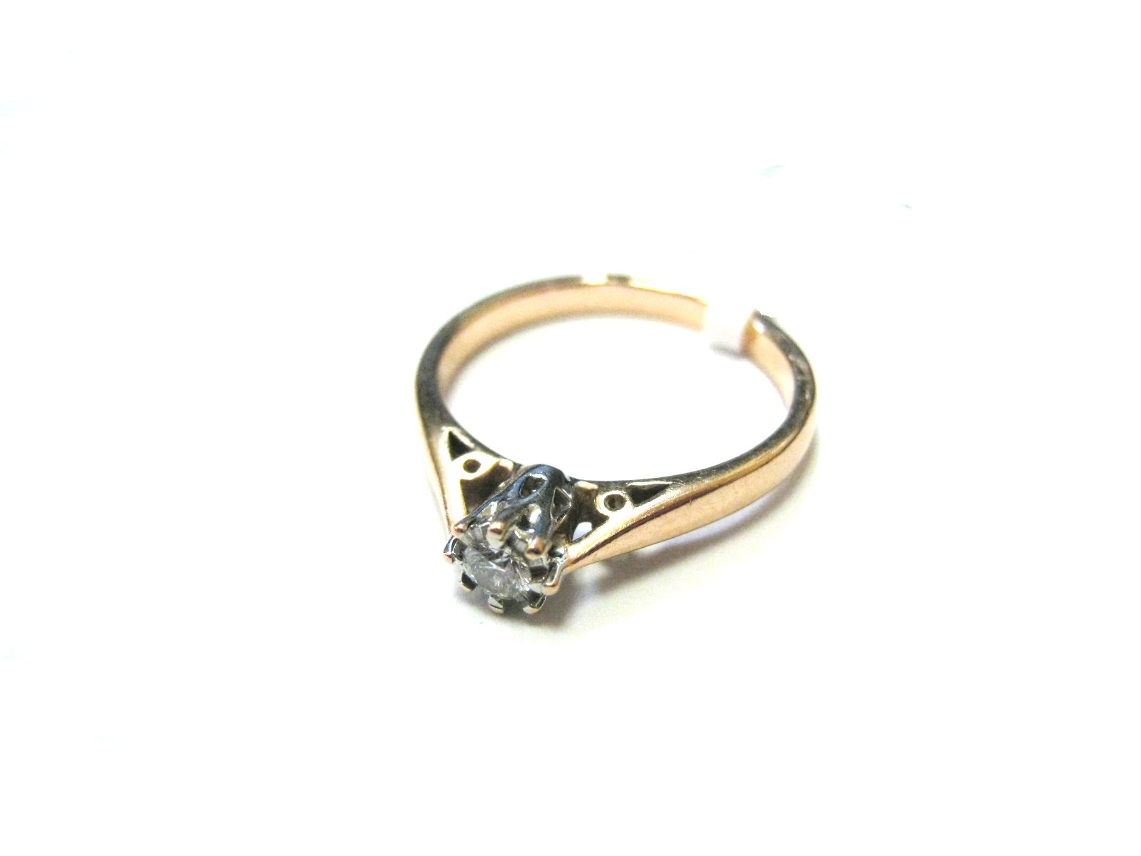 Gredzens ar briljantu  (0.04 ct.) 2580-0553