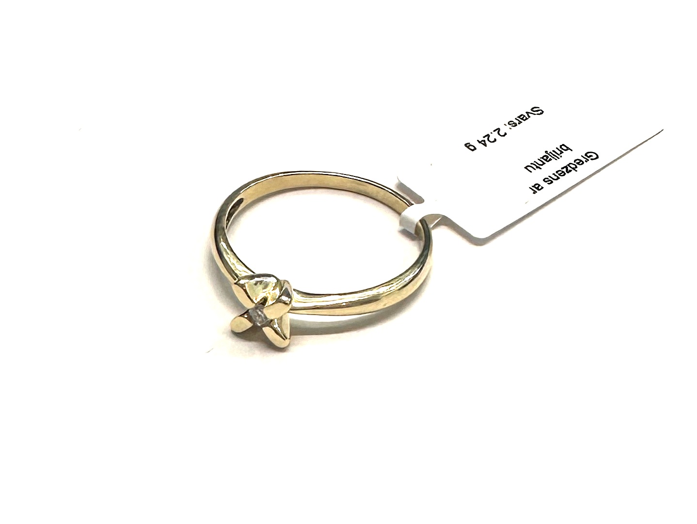 Gredzens ar briljantu (0.04ct) 4371-0753