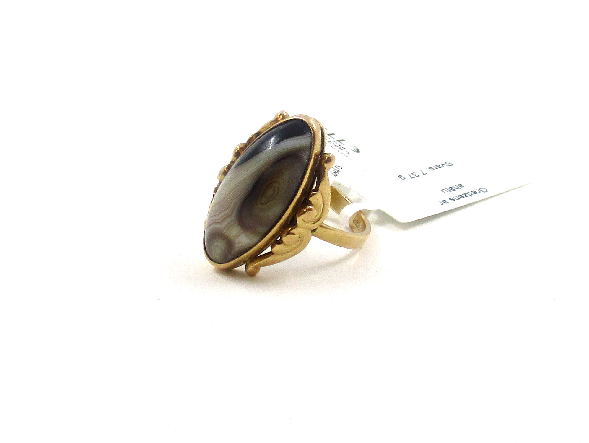 Gredzens ar ahātu 3262-8153