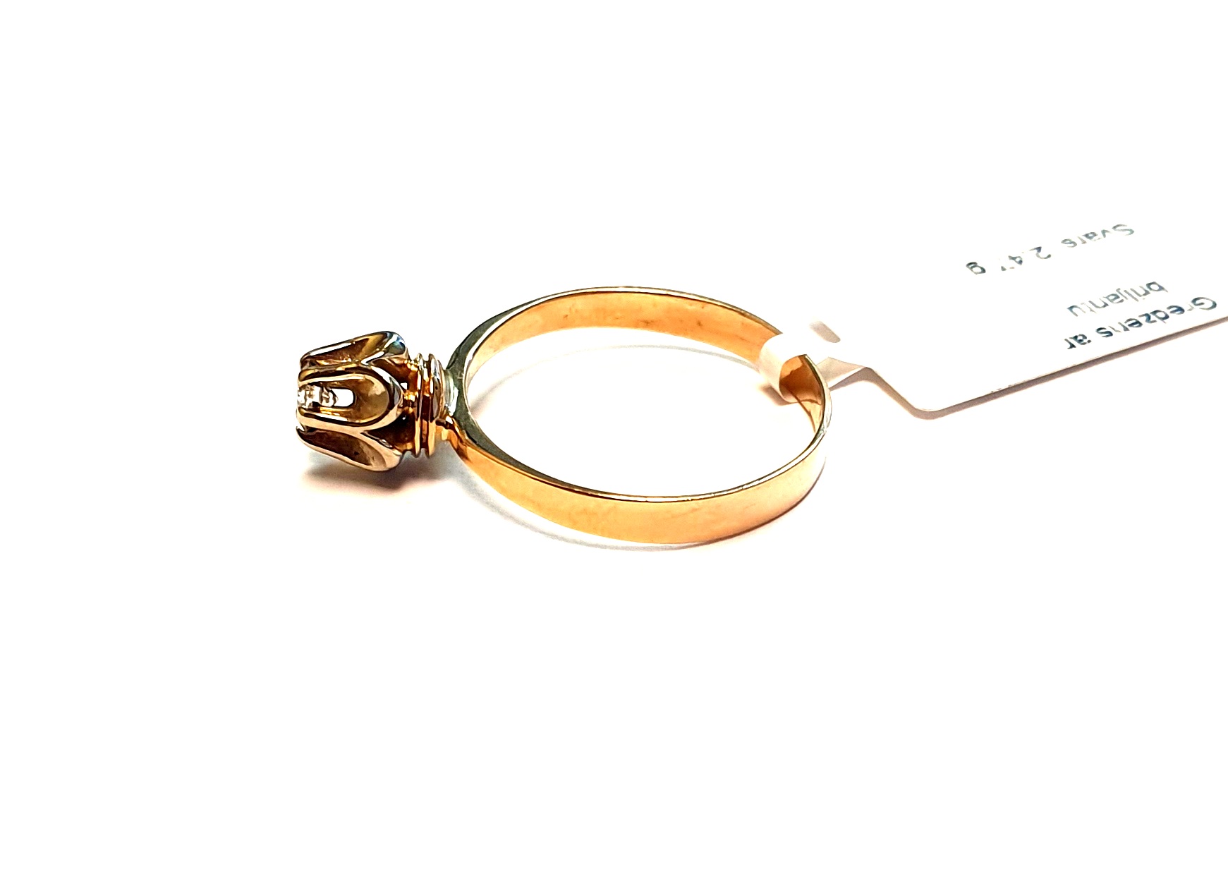 Gredzens ar briljantiem (0.3 ct)   10130-0651/rezervēts līdz 30.01.2026