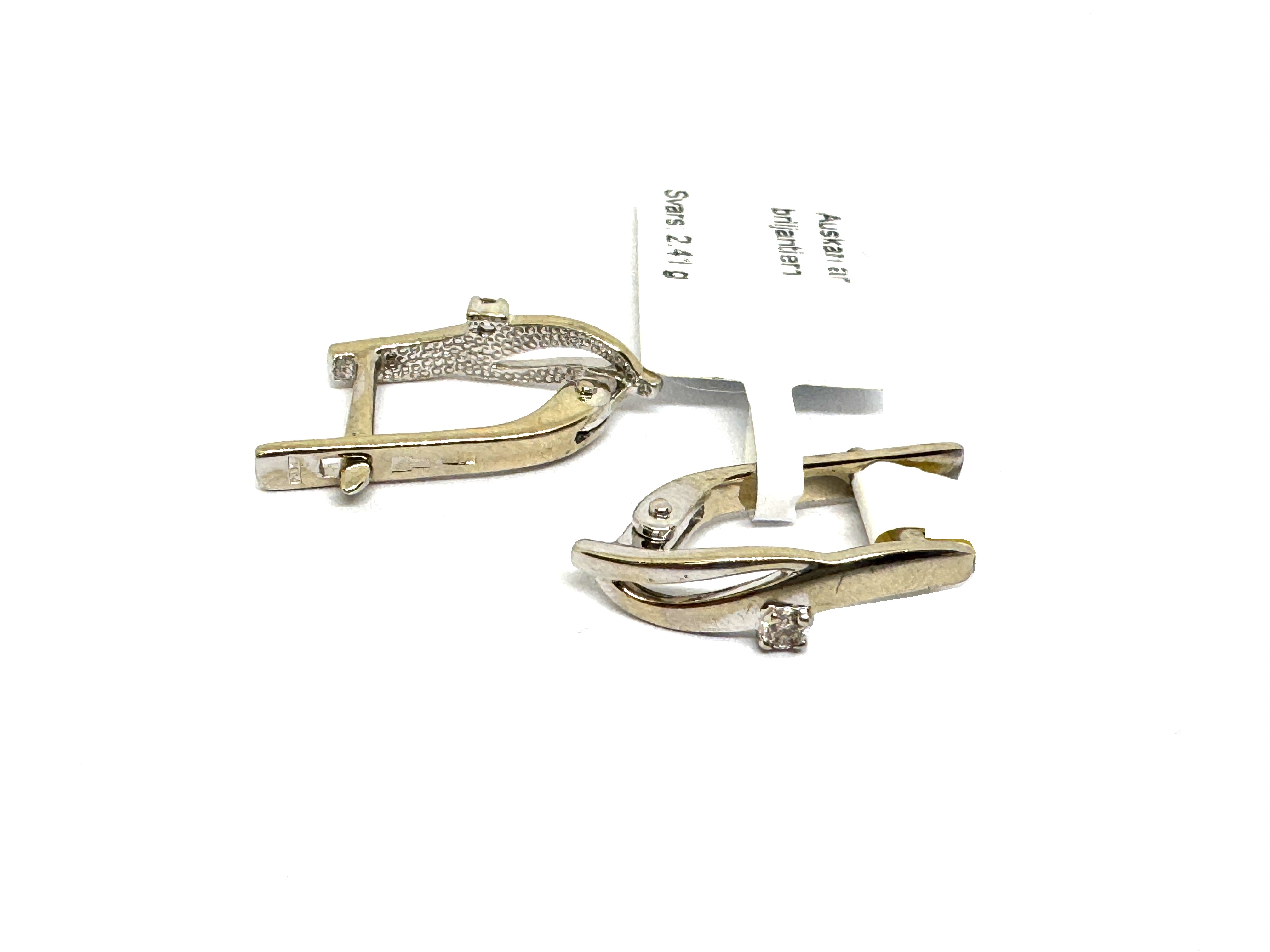 Auskari ar briljantiem (0.06 ct ) 14290-4651