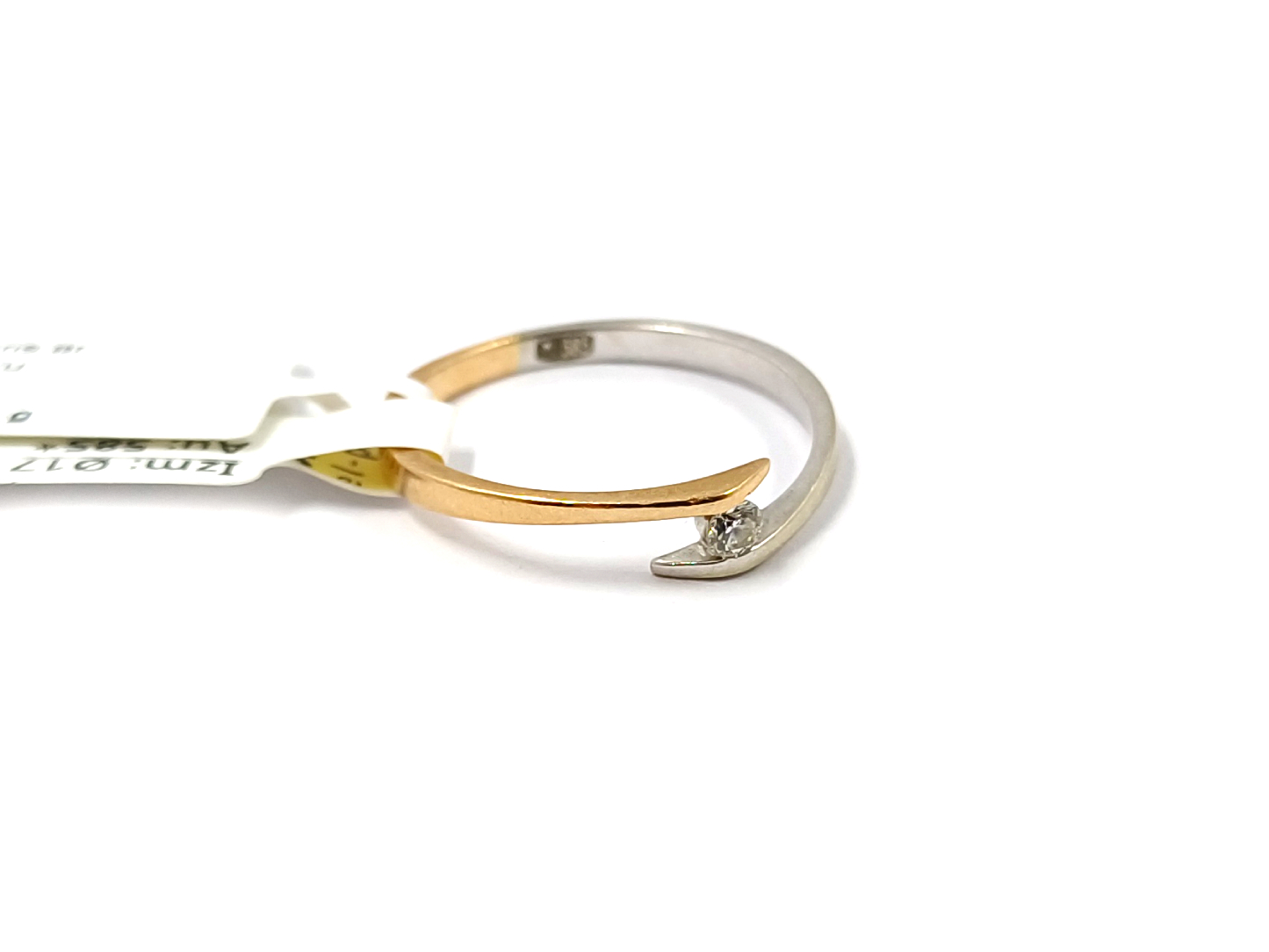 Gredzens ar briljantu (0.08ct) 3662-0853