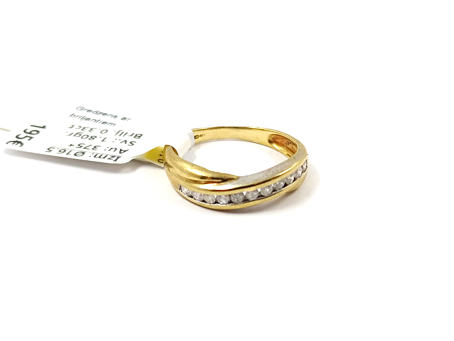 Gredzens ar briljantiem (0.33ct) 12093-0851