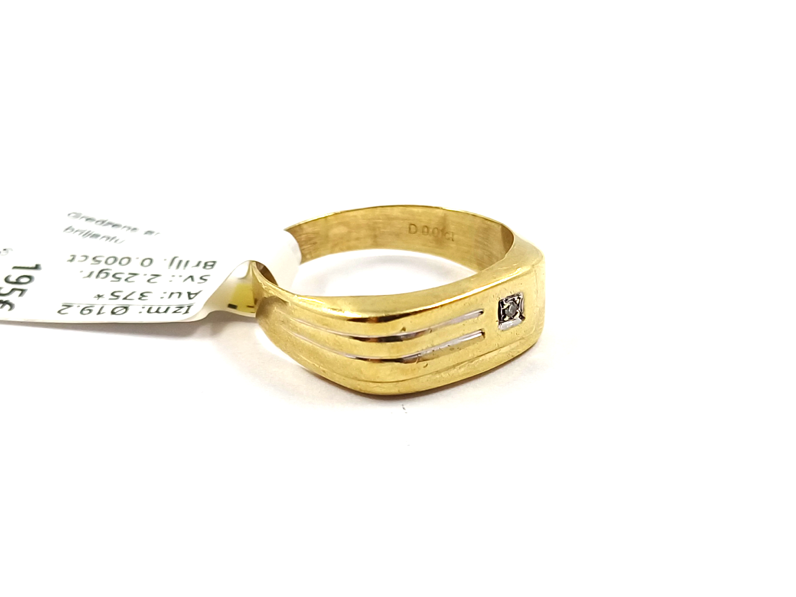 Gredzens ar briljantu (0.005ct) 12092-0851