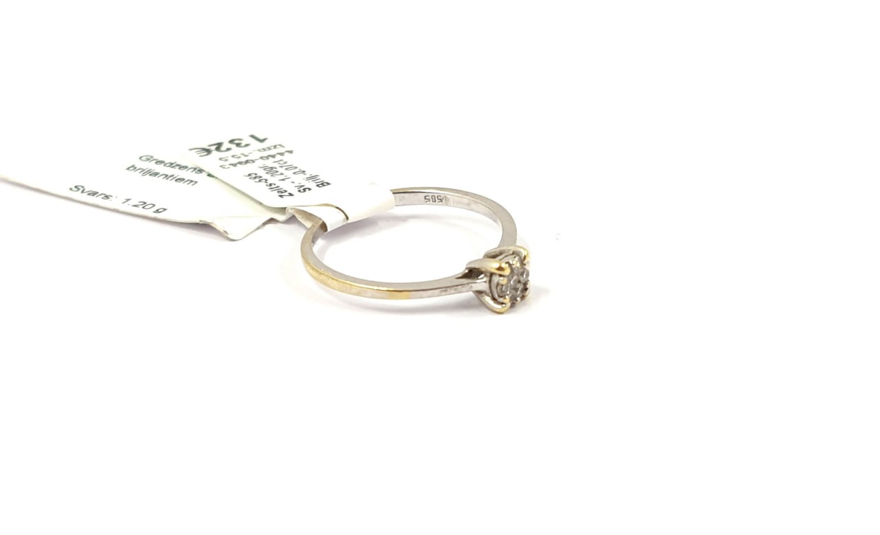 Gredzens ar briljantiem (0.07ct) 4440-0943