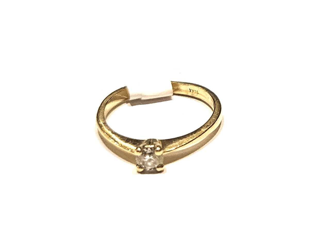 Gredzens ar briljantu (0.20 ct) 5092-1153