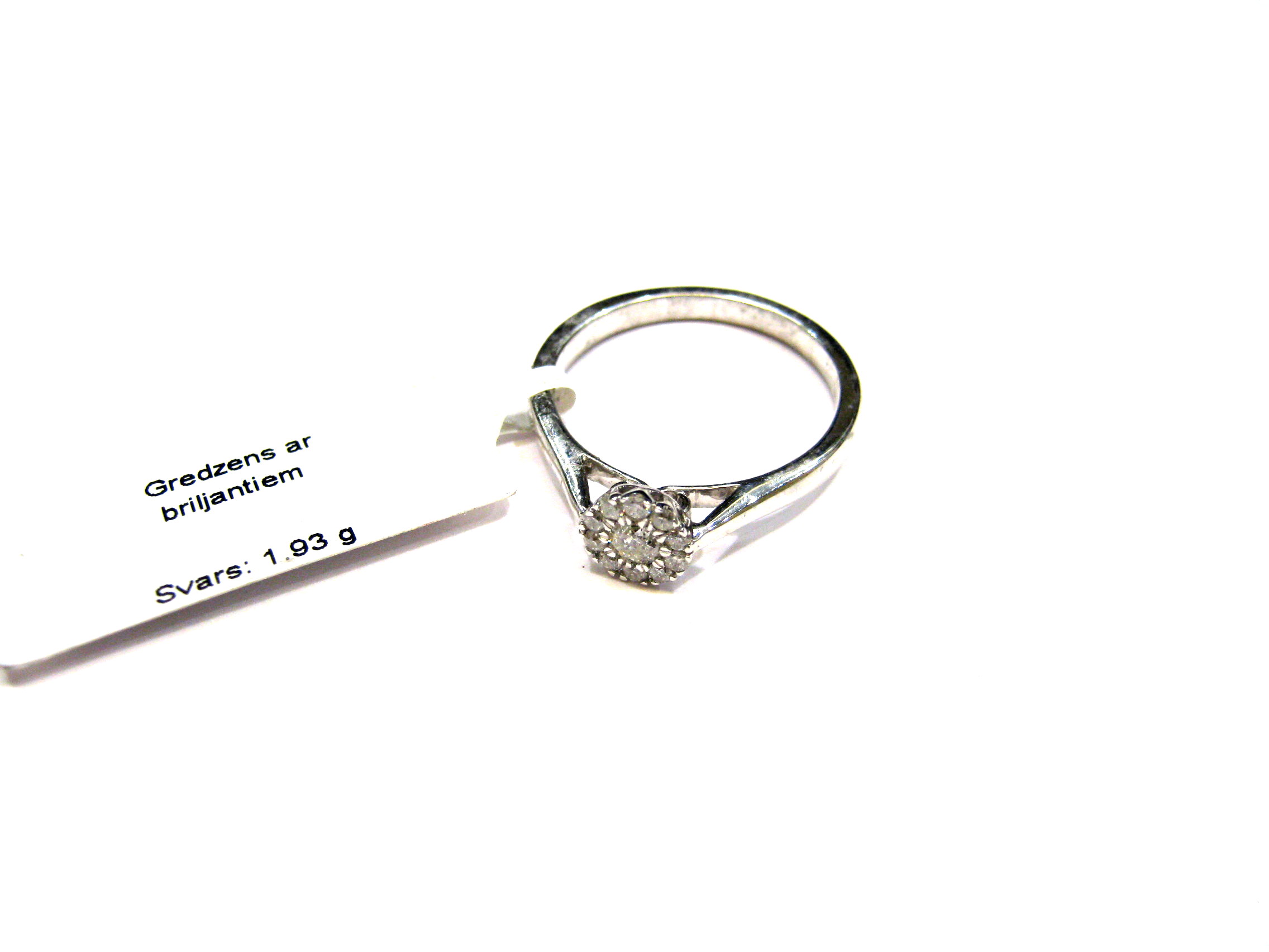 Gredzens ar briljantiem (0.27 ct)  1121-8353