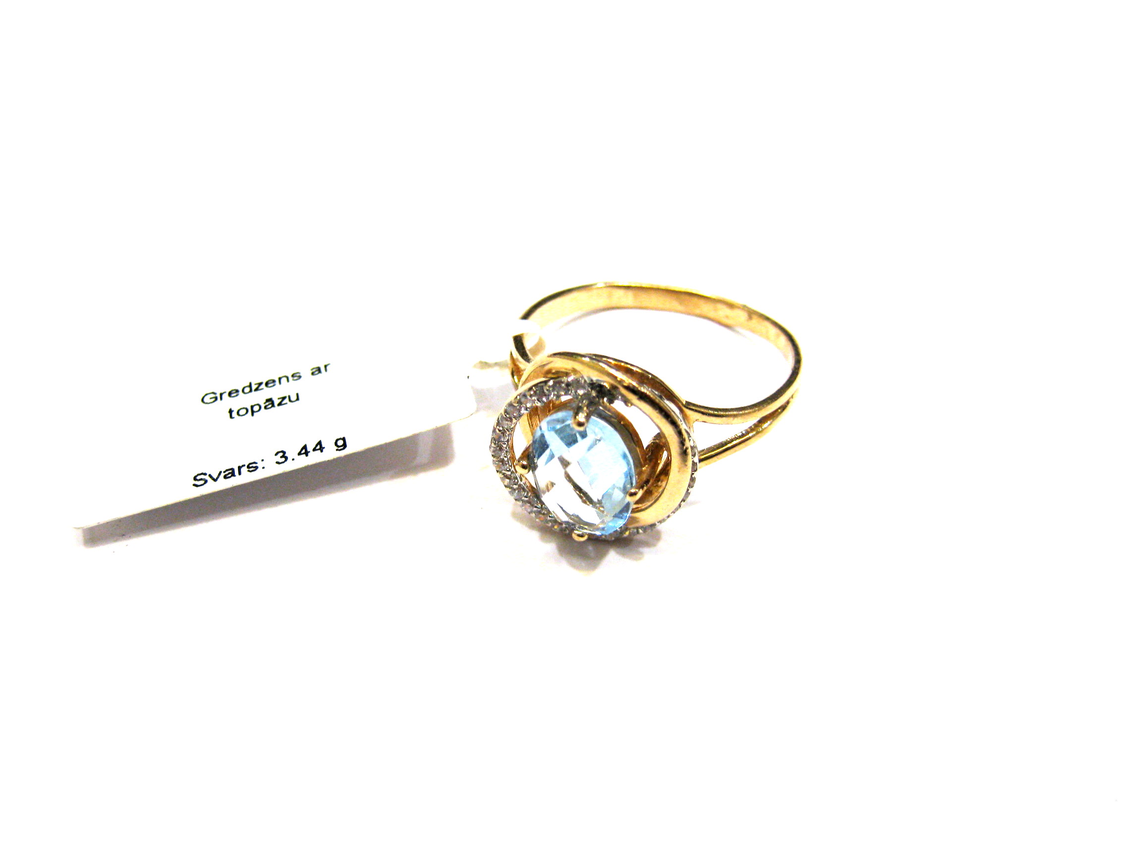 Gredzens ar topāzu 1131-8353