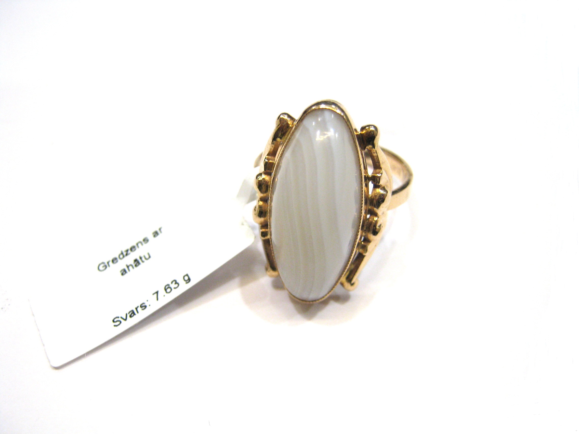 Gredzens ar ahātu 288g8-5051